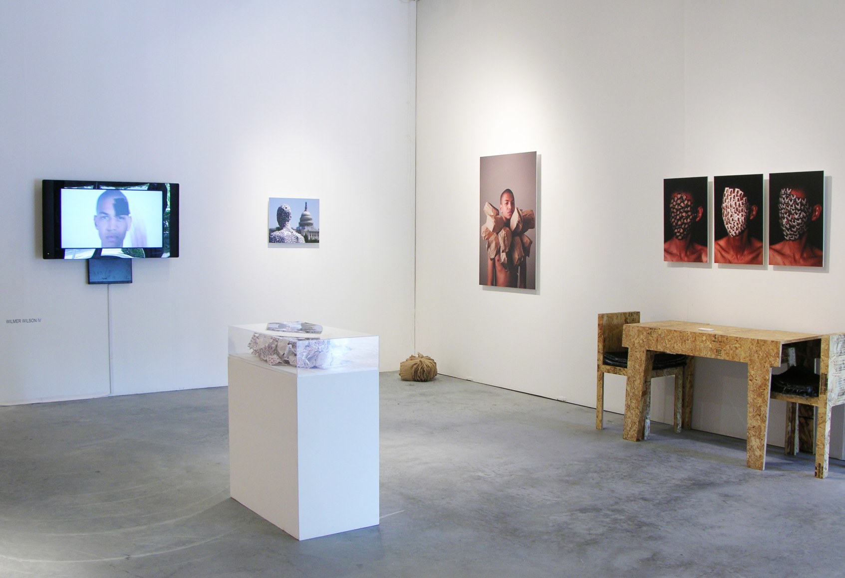 WILMER WILSON IV 2012. Installation view: booth D14, CONTEXT, Miami, FL.