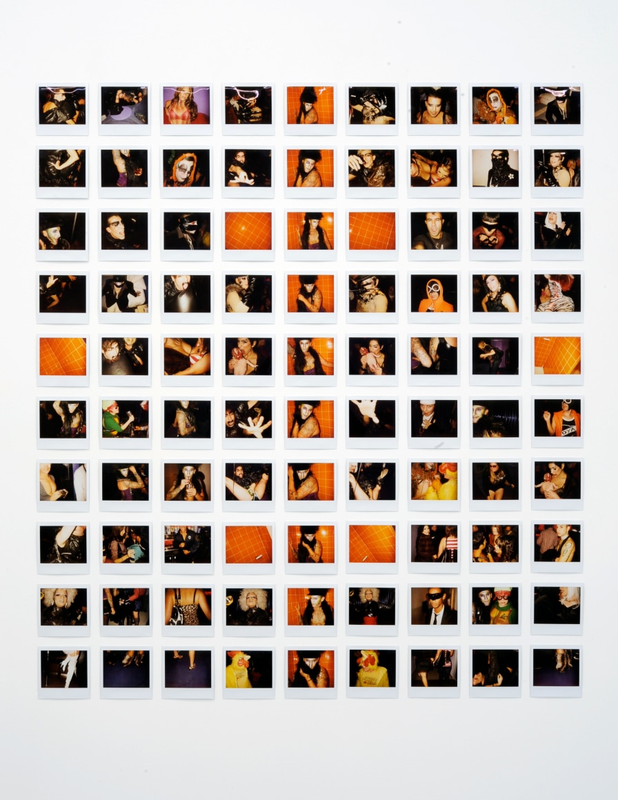JEREMY KOST One Night of Drama October 29, 2009, 9pm-4am (New York) 90 Polaroid images, 47 x 42 inches overall.