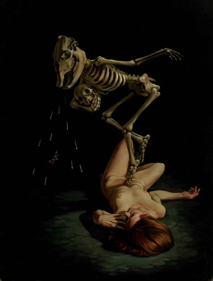 ERIK THOR SANDBERG Pointed 2012, oil on panel, 12 x 9 inches