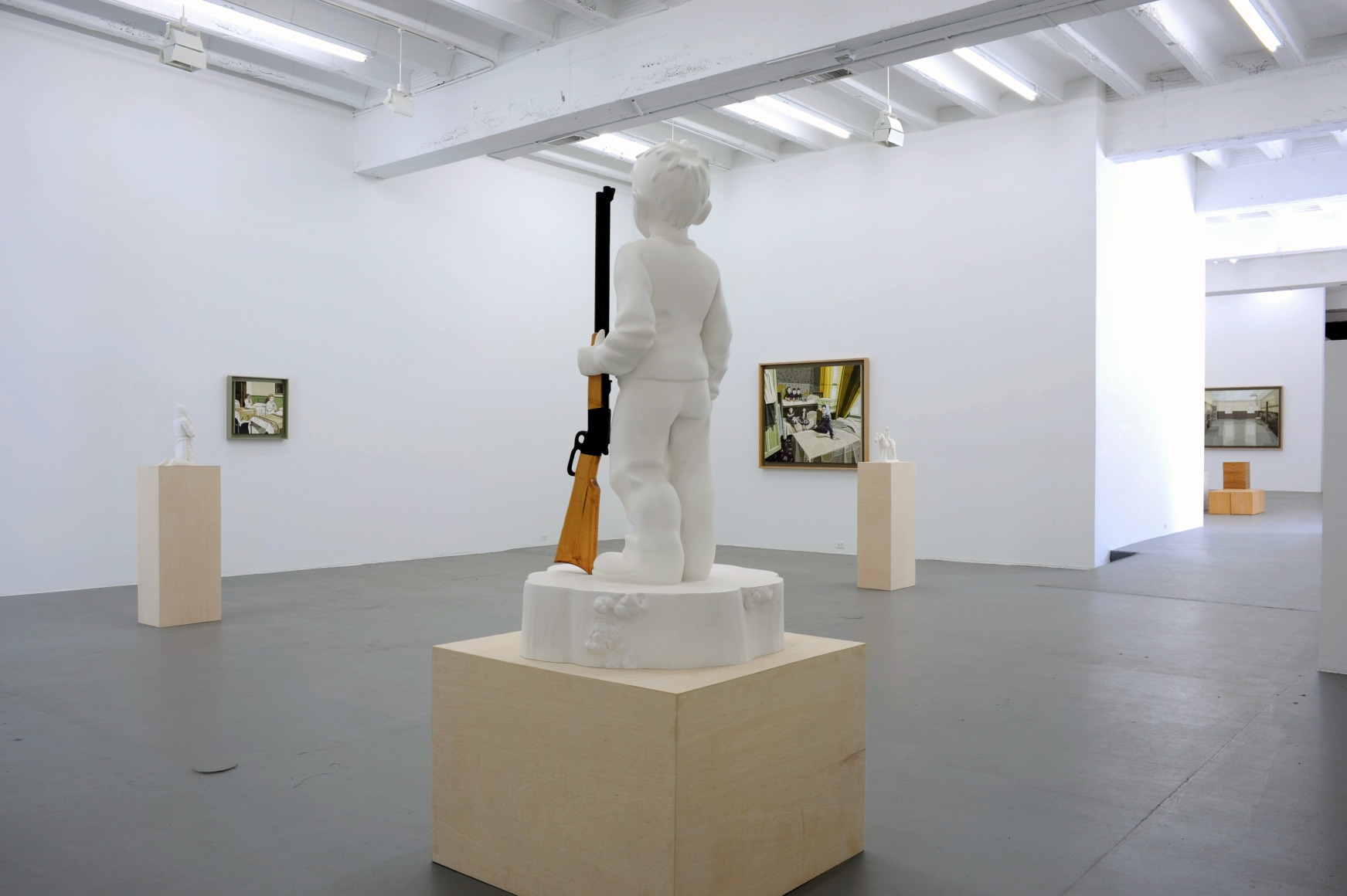 JULIE ROBERTS and KENNY HUNTER  Nothing Lasts Forever 2012. Installation view: CONNERSMITH.