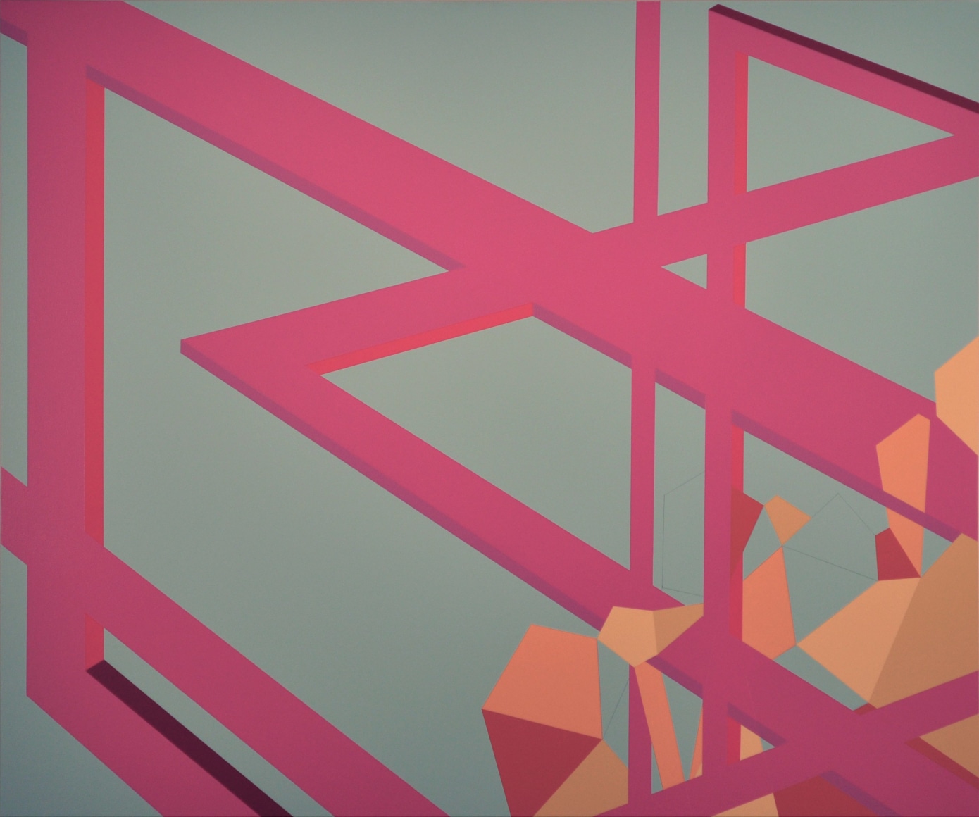 TIM HORJUS Luxury Watches at Cheap $185- (Blue Horizon) 2010, latex house paint on canvas, 72 x 60 inches