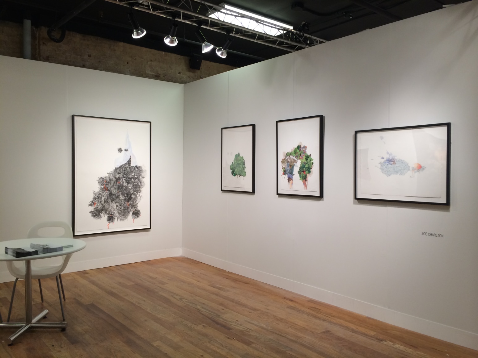 ZO&Euml; CHARLTON  2014. Installation view: booth 1.17, VOLTA NY