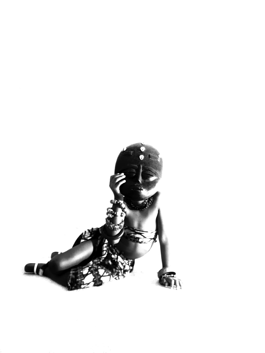 AISHA JEMILA DANIELS  Untitled (from Afrikans in America) 2010, digital print, 11 x 14 inches.