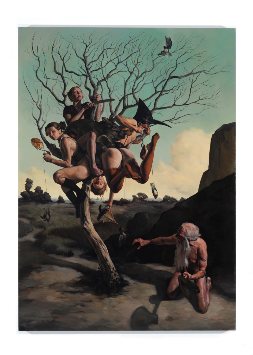 ERIK THOR SANDBERG Swing 2009, oil on canvas, 92 x 66 inches.