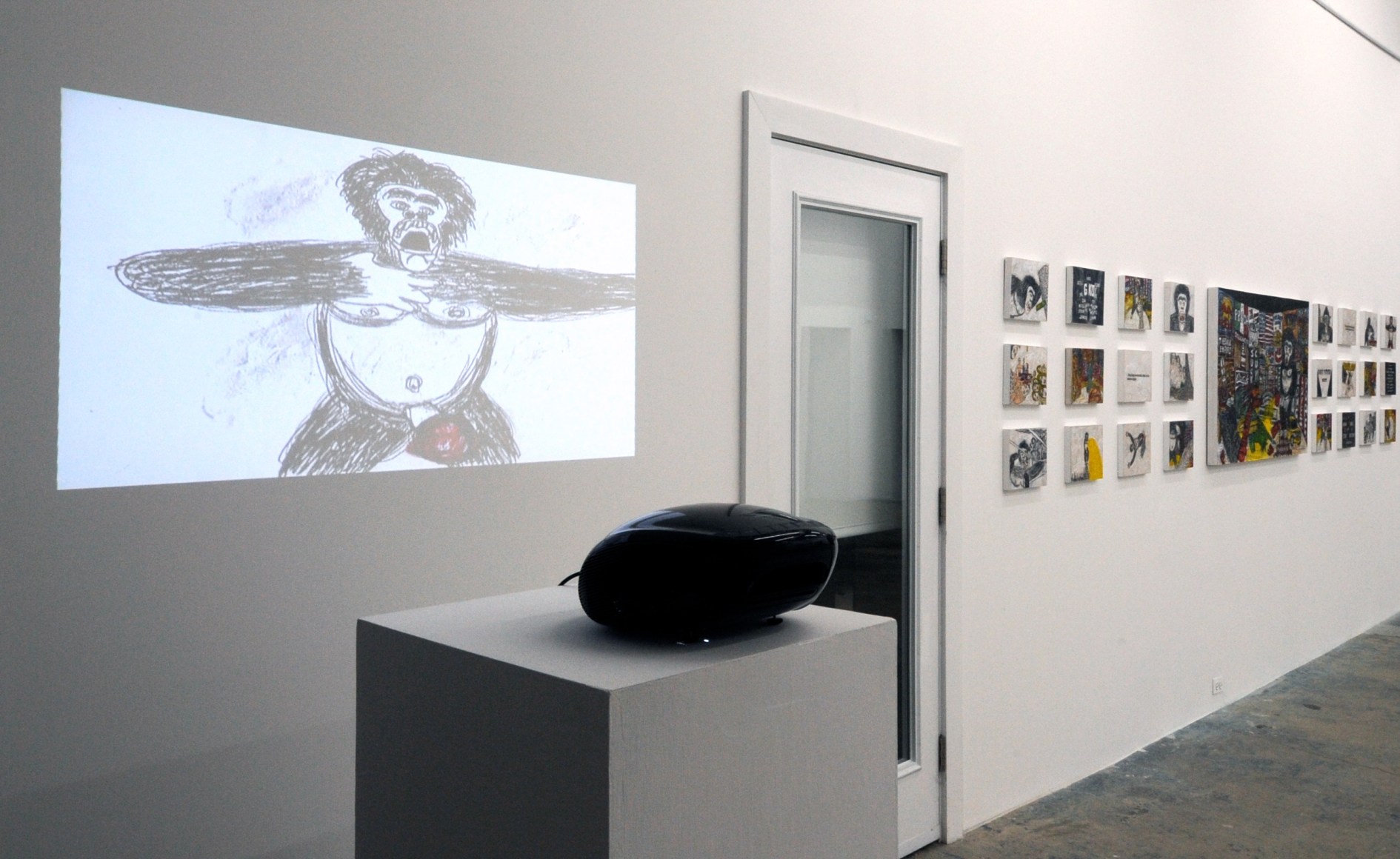 FEDERICO SOLMI Douche Bag City 2010. Installation view: Conner Contemporary Art.