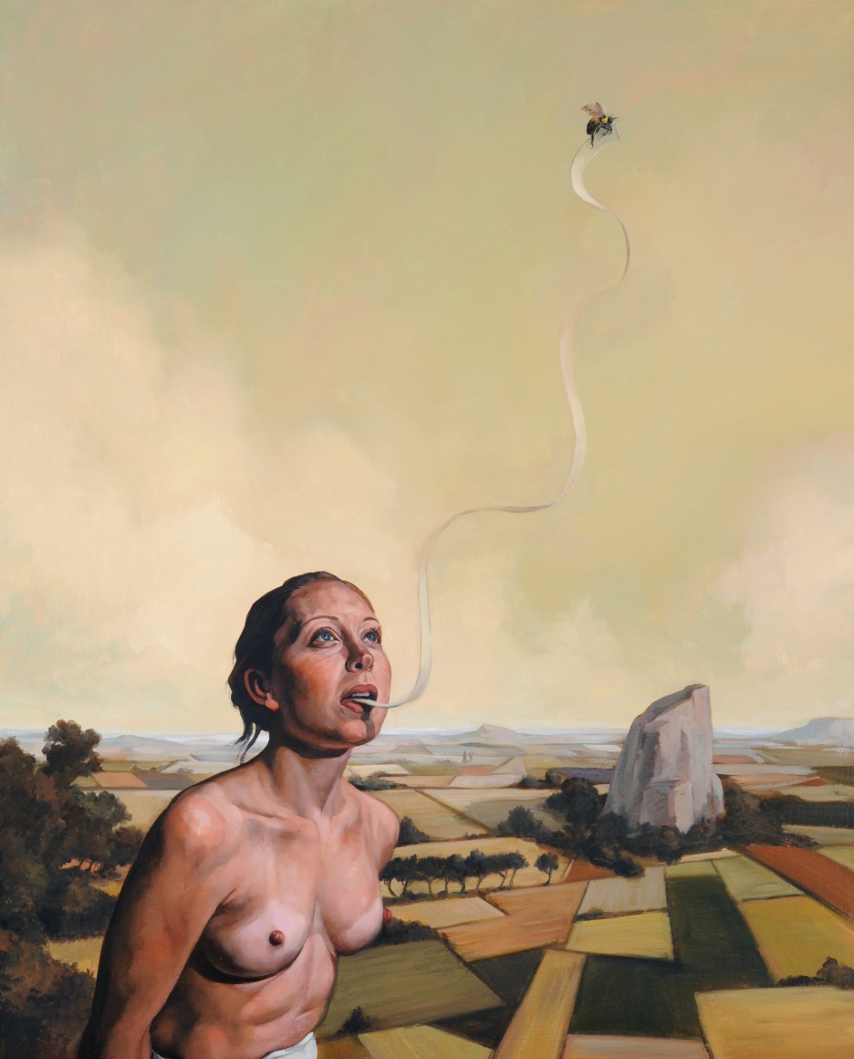 ERIK THOR SANDBERG Eloquence 2009, oil on canvas, 30 x 24 inches