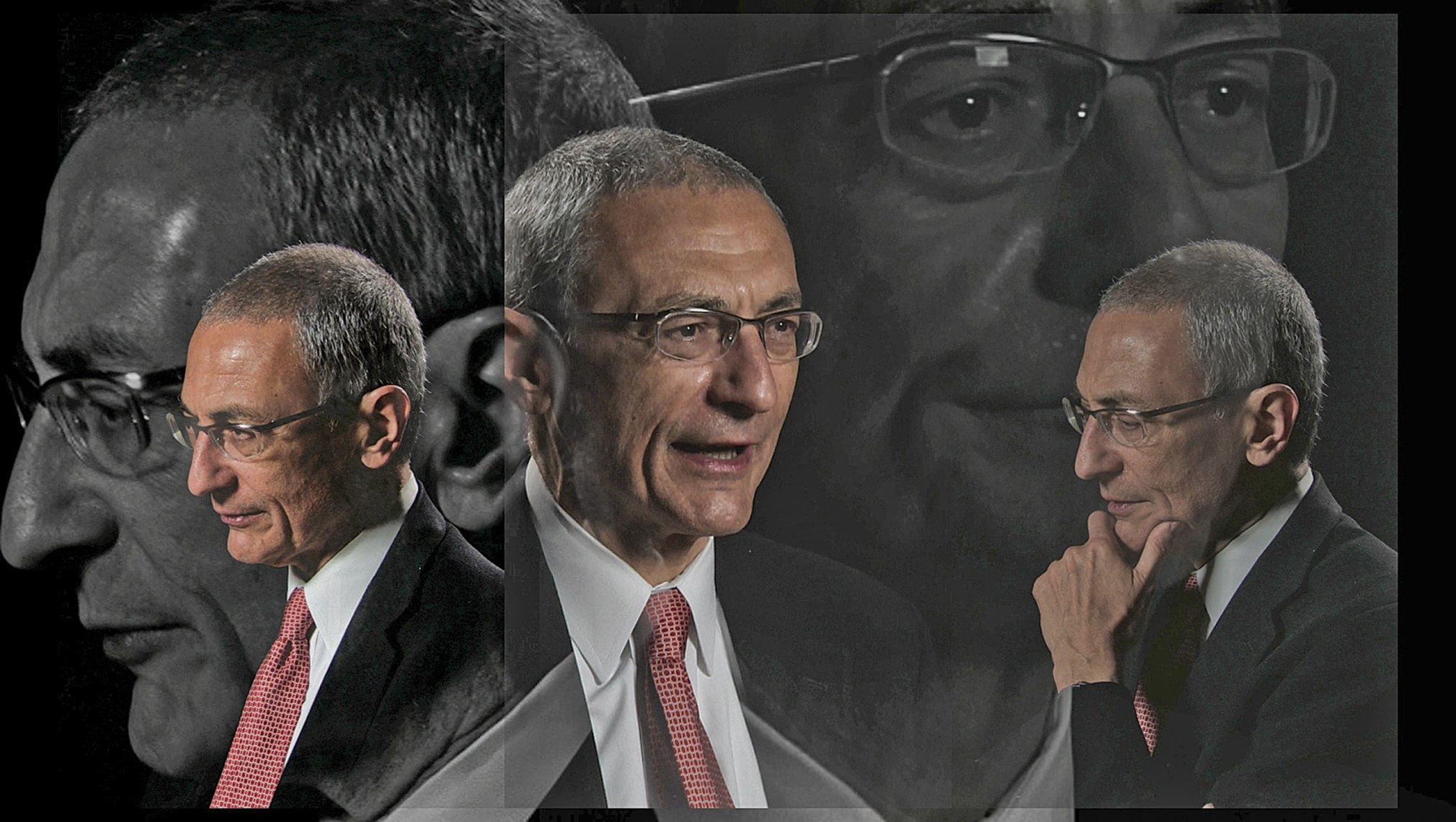 LINCOLN SCHATZ The Network (John Podesta) 2012, face-mounted pigment print, 16.75 x 30 inches
