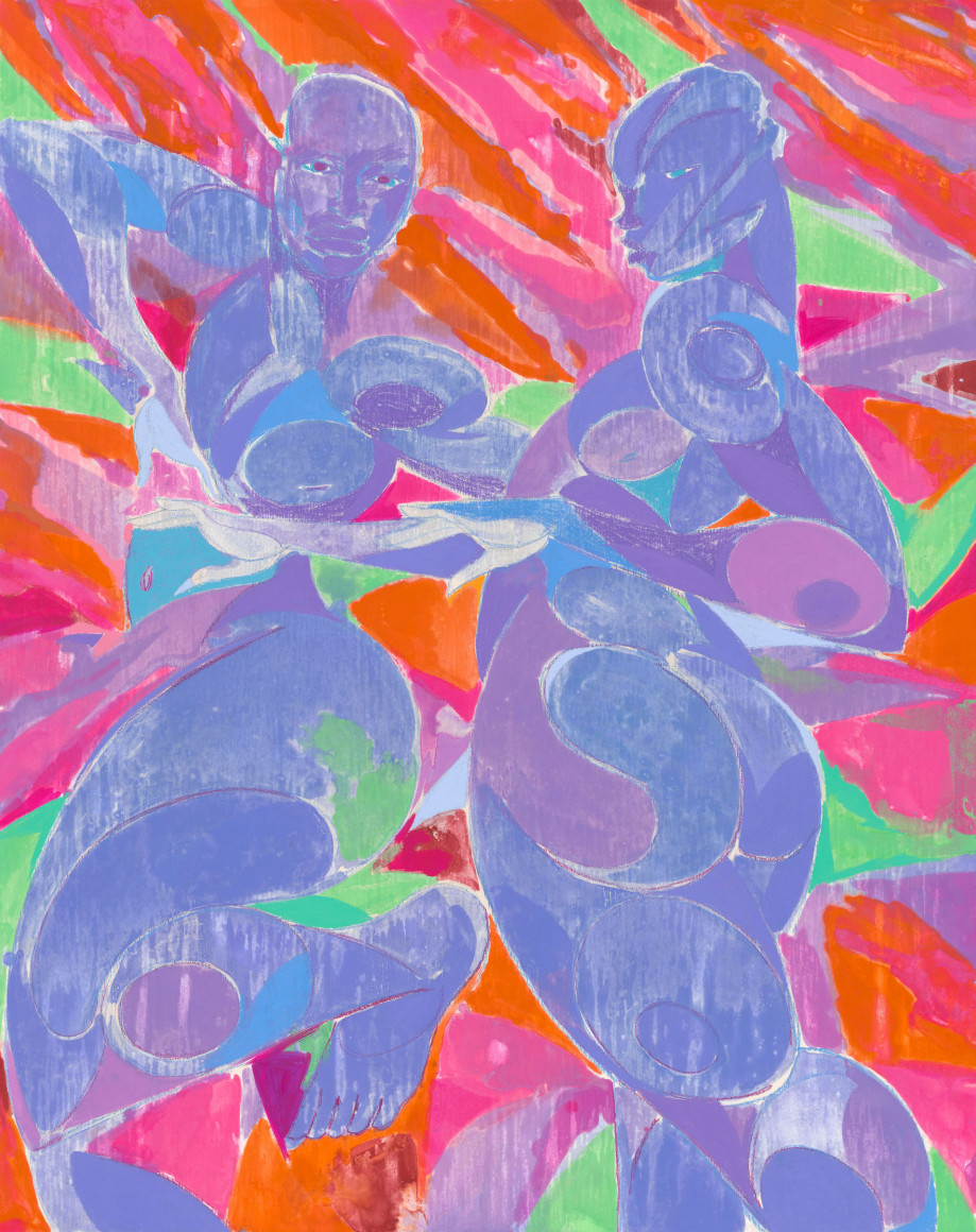 Tunji Adeniyi-Jones, Lavender Duet, 2023