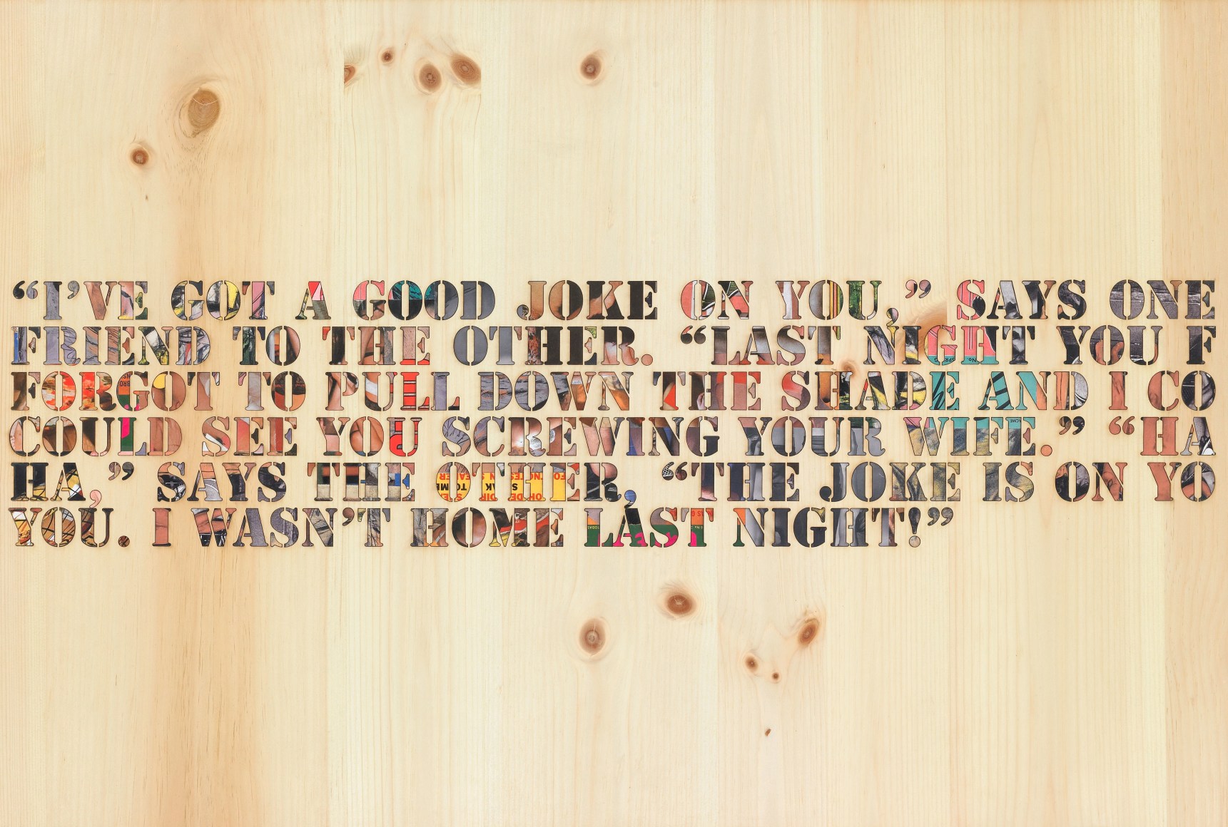 Richard Prince Joke on You, 2008