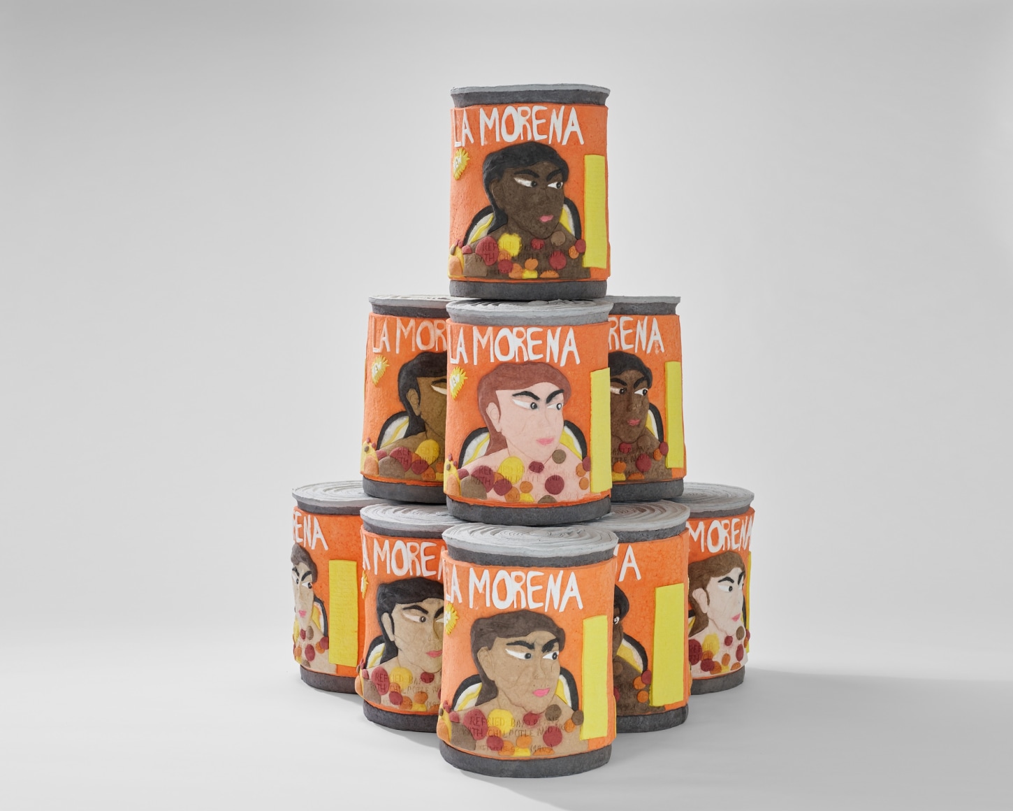 Tschabalala Self La Morena Pyramid, 2024