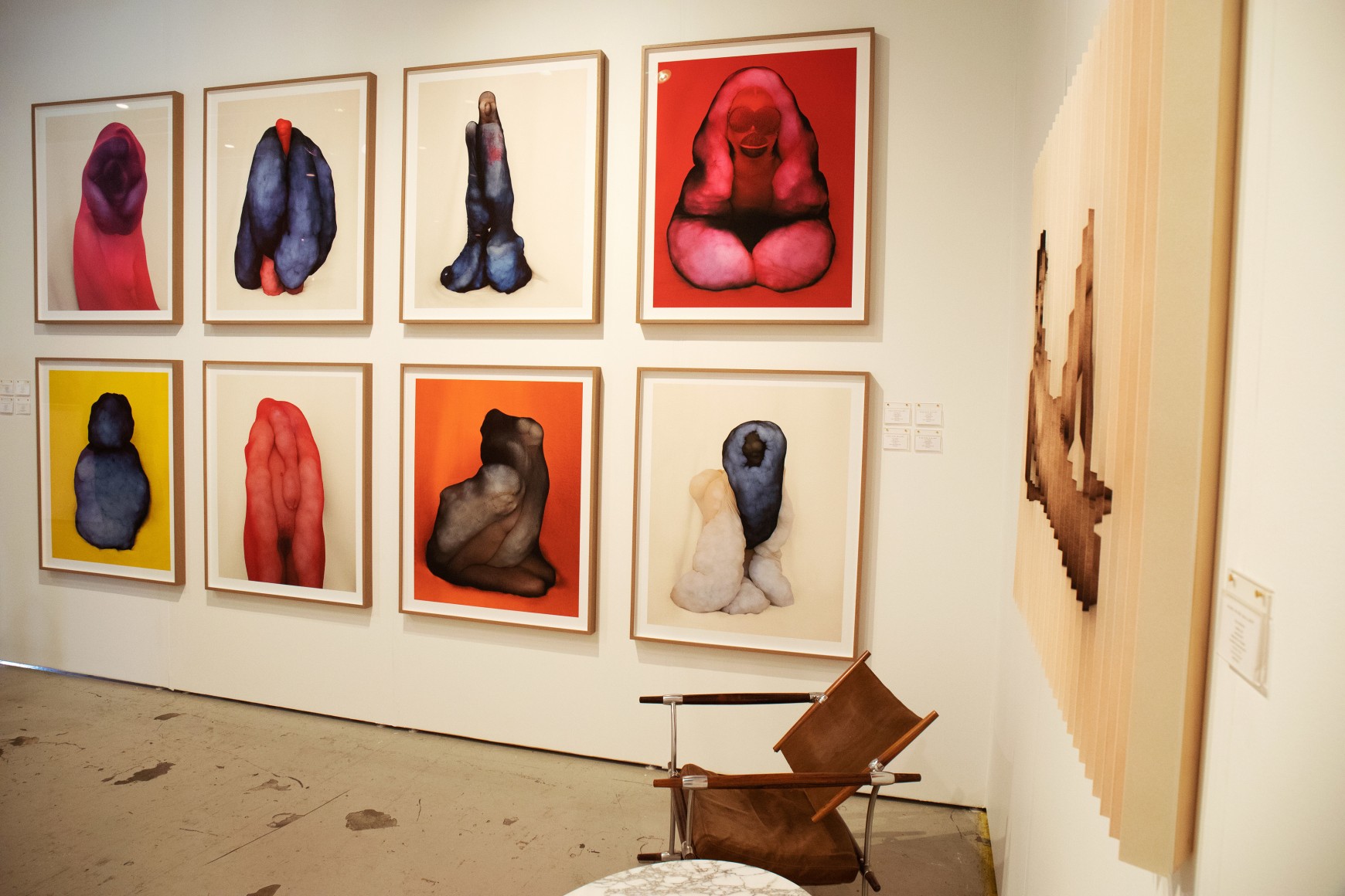 Installation view 2 of Polly Borland at Photo LA, 2019