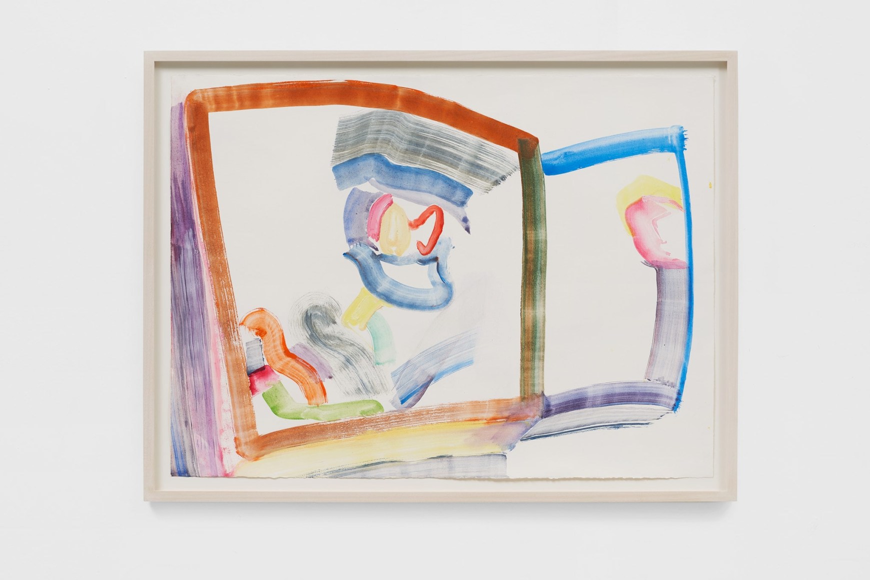Gerlind Zeilner Book, 2022 Eggtempera and oil on paper 22 1/8 x 29 7/8 in 56 x 76 cm (GZE22.026)