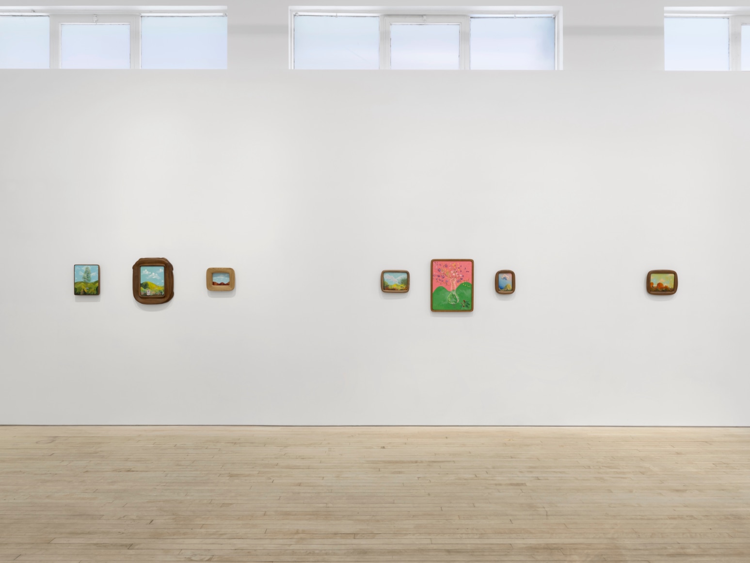 Installation view of Karel Dicker, tamed flowers, Nino Mier Gallery, Tribeca, June 27 – August 8, 2025