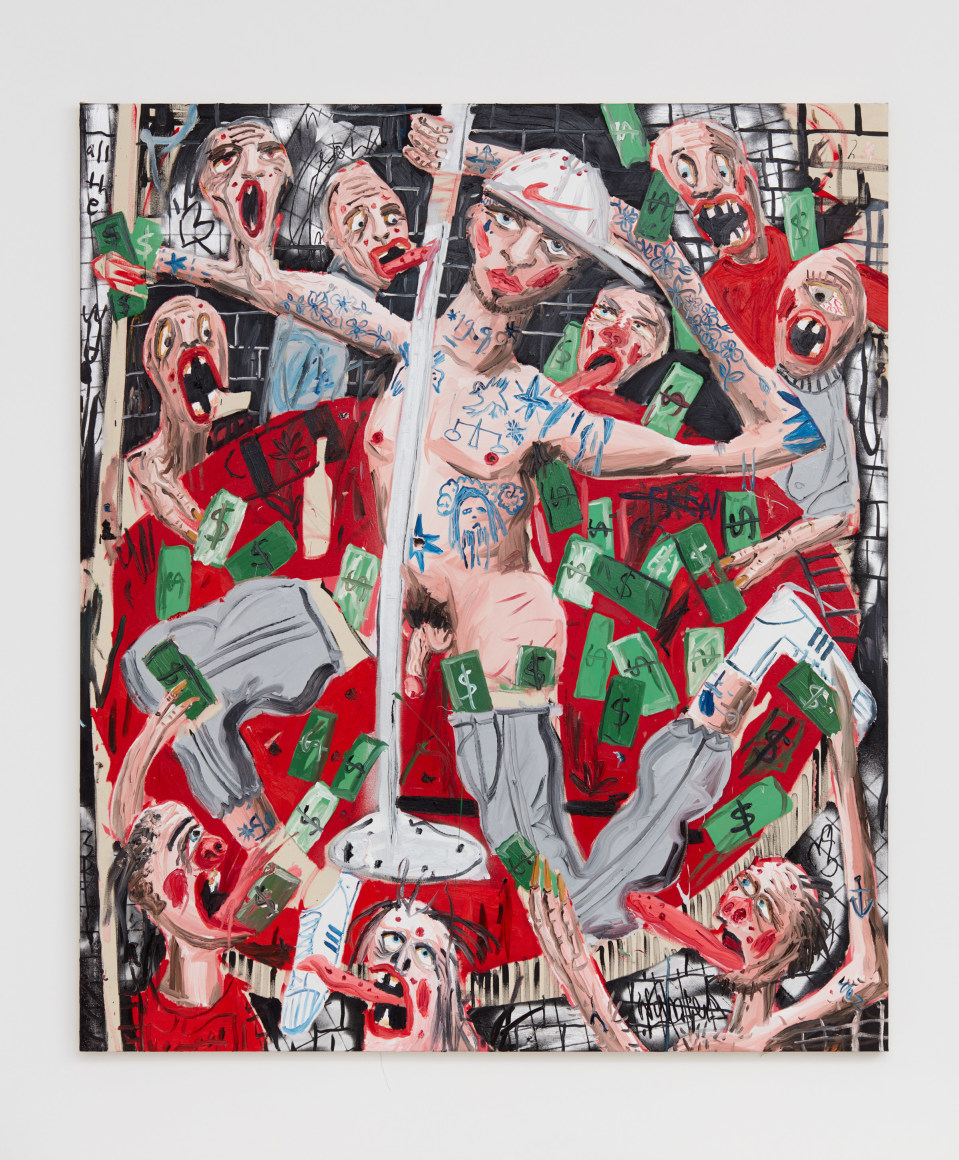 Dale Lewis, Gyro, 2018 Oil on canvas 78 3/4 x 66 7/8 in 200 x 170 cm (DLE18.007)
