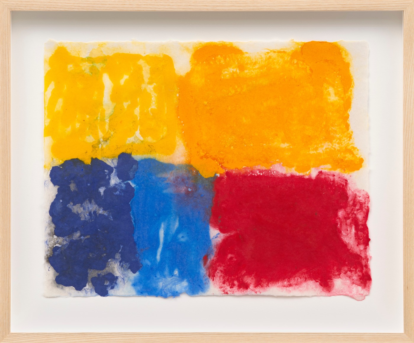 Ethan Cook Untitled, 2023 Pigmented paper pulp 15 5/8 x 17 3/8 in (framed) 39.7 x 44.1 cm (framed) (ECO23.115)