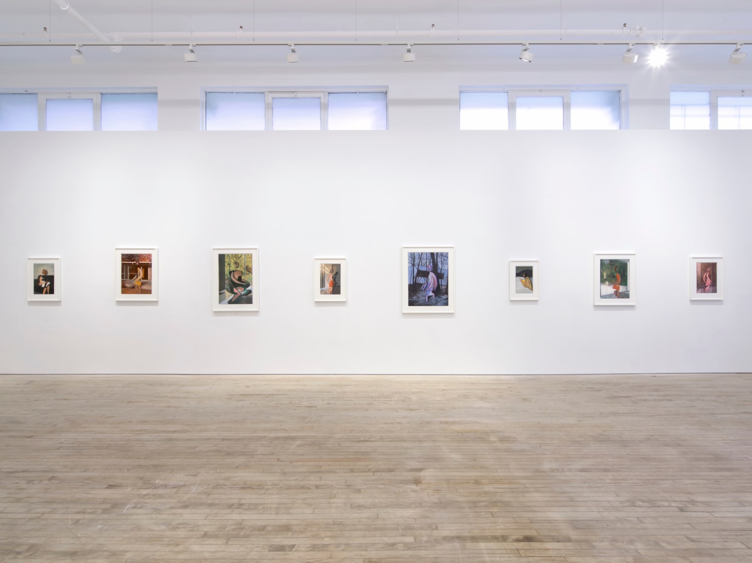 Installation view of Jonathan Wateridge, Works on Paper, Nino Mier Gallery, Tribeca, September 5 – October 18, 2025