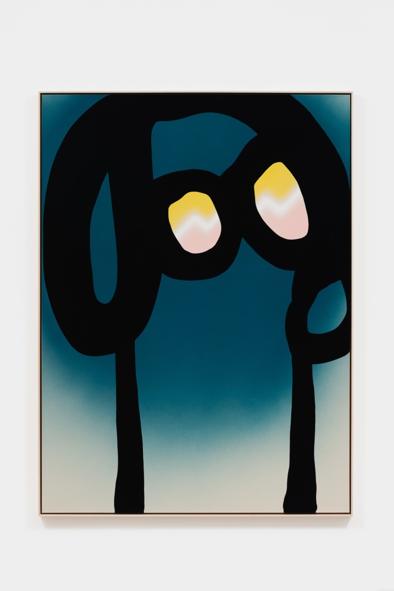 Cornelia Baltes Unn, 2022 Acrylic on canvas 76 1/8 x 56 3/8 x 2 1/2 in - framed 193.4 x 143.2 x 6.3 cm - framed (CBA22.003)
