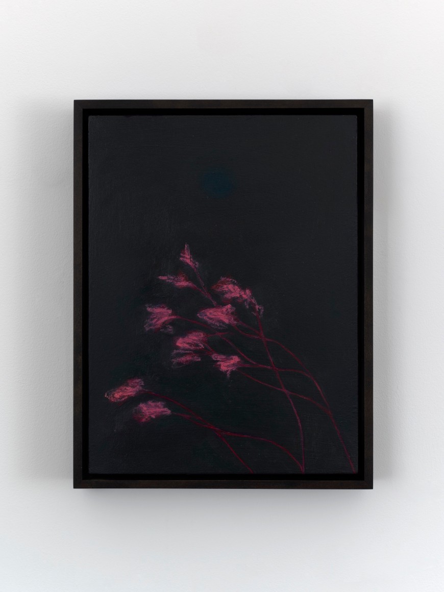 Alexandria Tarver nights, 82, 2025 Oil, oil pastel, and pencil on panel 12 x 9 in 30.5 x 22.9 cm (ATA25.021)