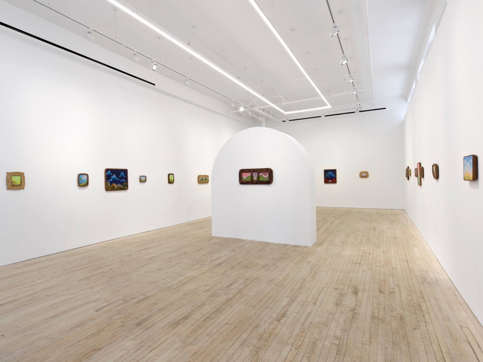 Installation view of Karel Dicker, tamed flowers, Nino Mier Gallery, Tribeca, June 27 – August 8, 2025