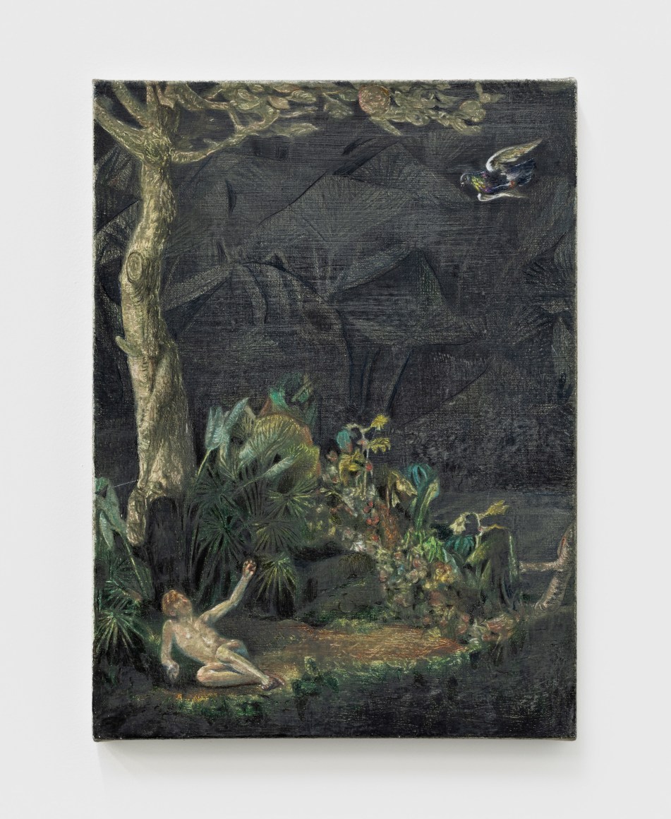 Marin Majic It Isn't So, 2020 Colored pencil, oil color, marble dust on linen 15 x 11 in 38.1 x 27.9 cm (MMA21.022)