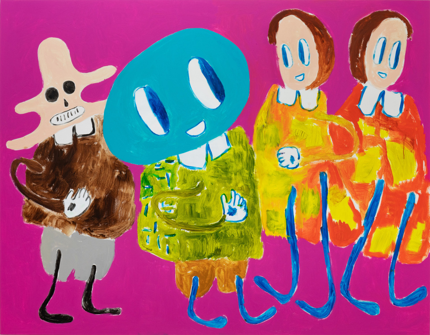 André Butzer Untitled, 2019 Acrylic on canvas 84 x 108 in 213.4 x 274.3 cm (AB19.017)
