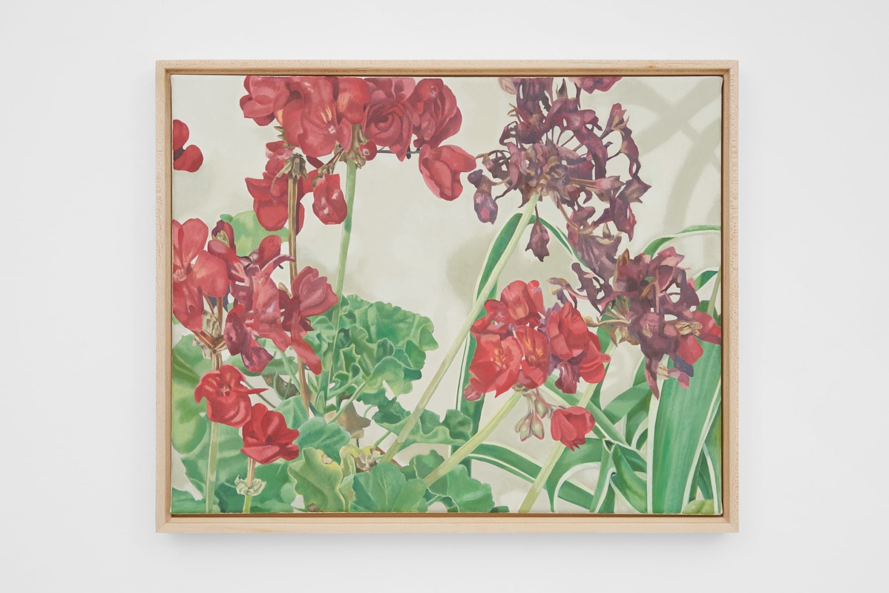 Michael Cline Annex, 2022 Oil on linen 17 1/8 x 21 x 1 5/8 in (framed) 43.5 x 53.5 x 4 cm (framed) (MCL22.010)
