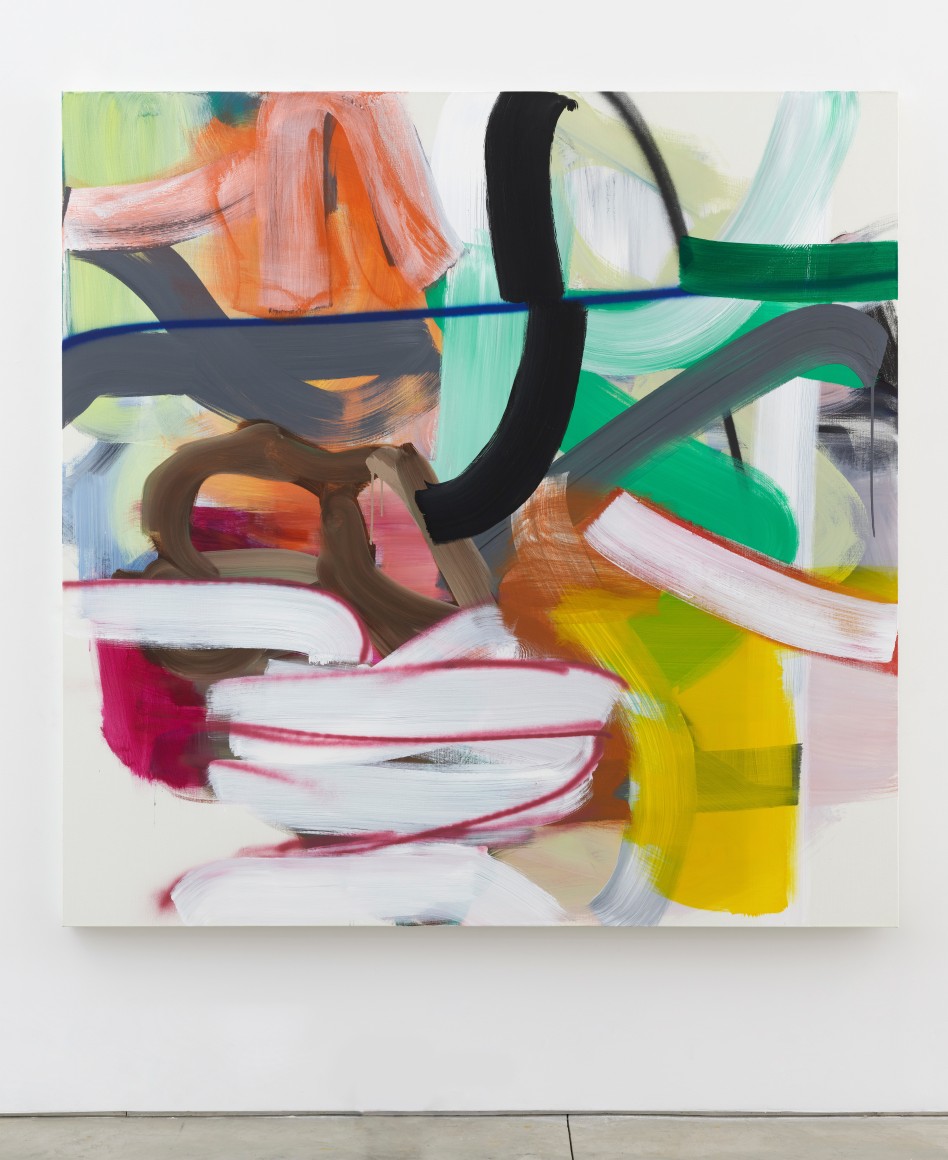 Liliane Tomasko all that we need, 2022 Acrylic and acrylic spray on linen 76 x 76 in. 193 x 193 cm (LTO22.001)