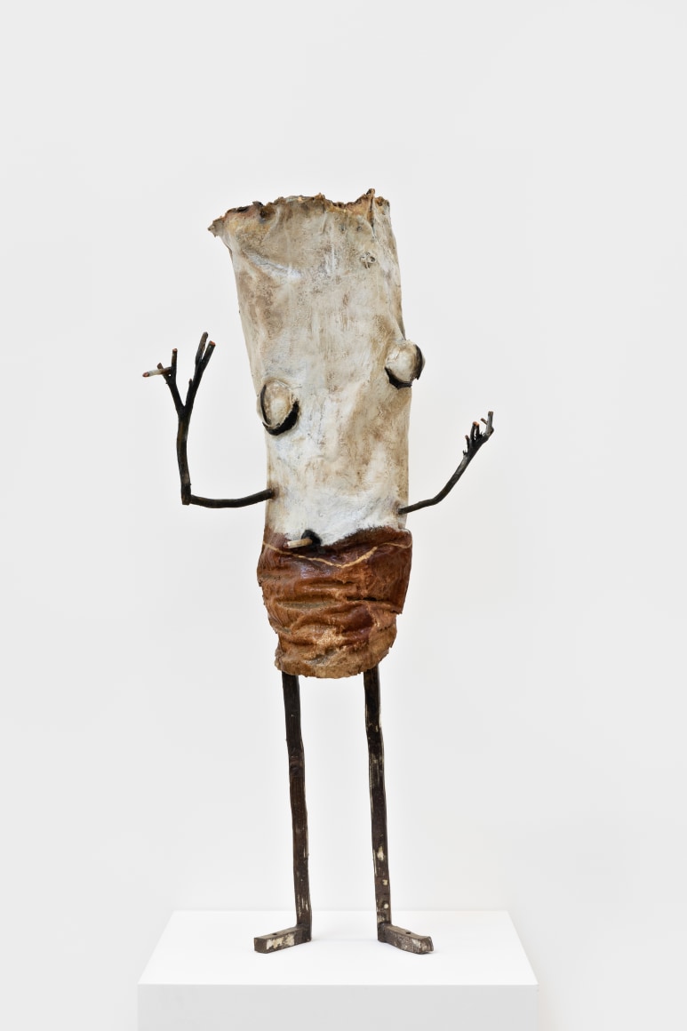 Jon Pylypchuk Untitled "I know I'll never love this way again" (double fuck you), 2021 Bronze 49 x 20 x 21 in 124.5 x 50.8 x 53.3 cm (JPY21.004)