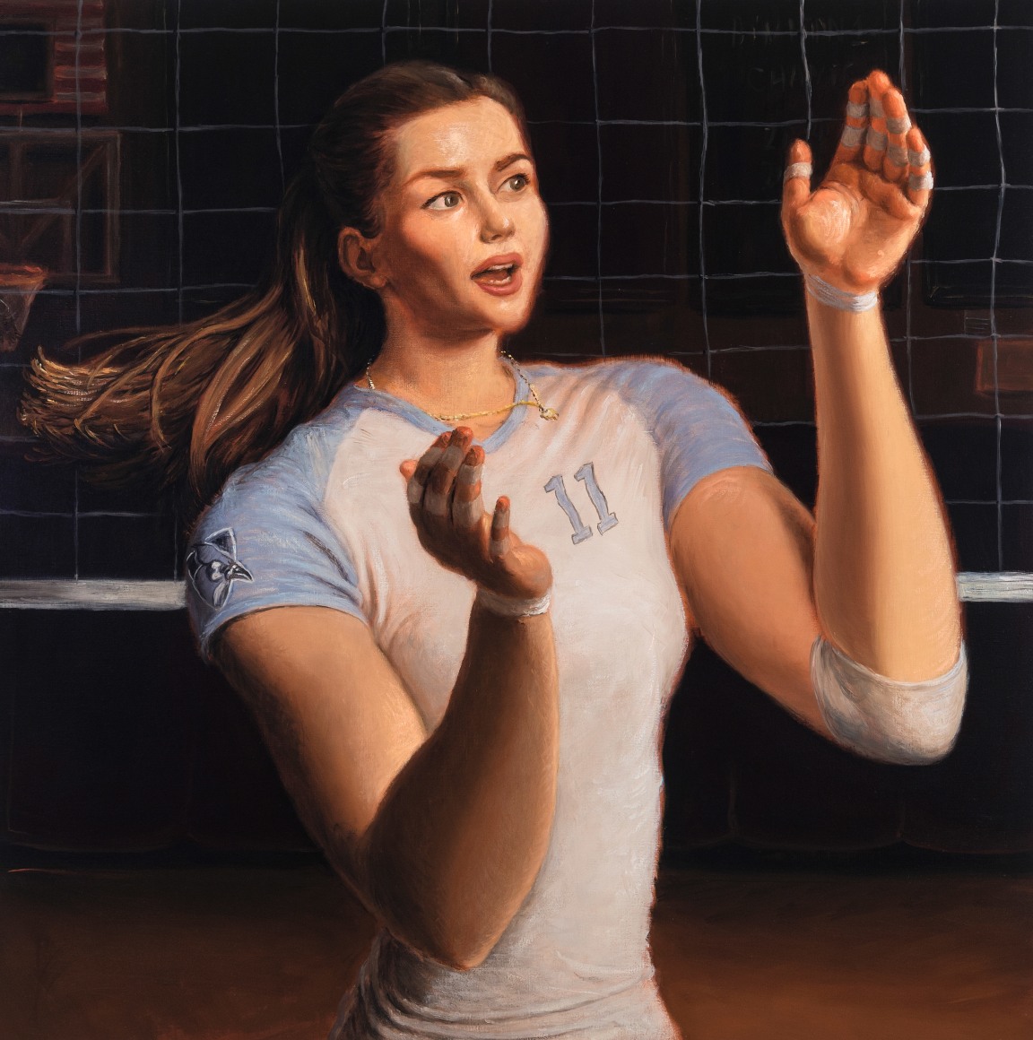 Jansson Stegner Team Spirit, 2018 Oil on linen 34 x 34 in 86.4 x 86.4 cm (JAS18.012)