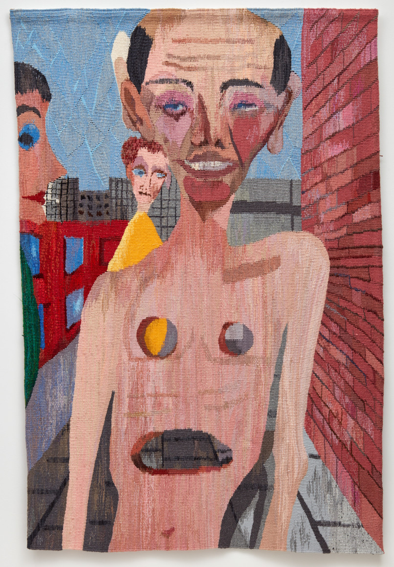 Tomasz Kowalski & Alicja Kowalska Hold Your Ground, 2018 Tapestry 72 7/8 x 48 3/8 x 1 5/8 in 185 x 123 x 4 cm (TKO18.011)