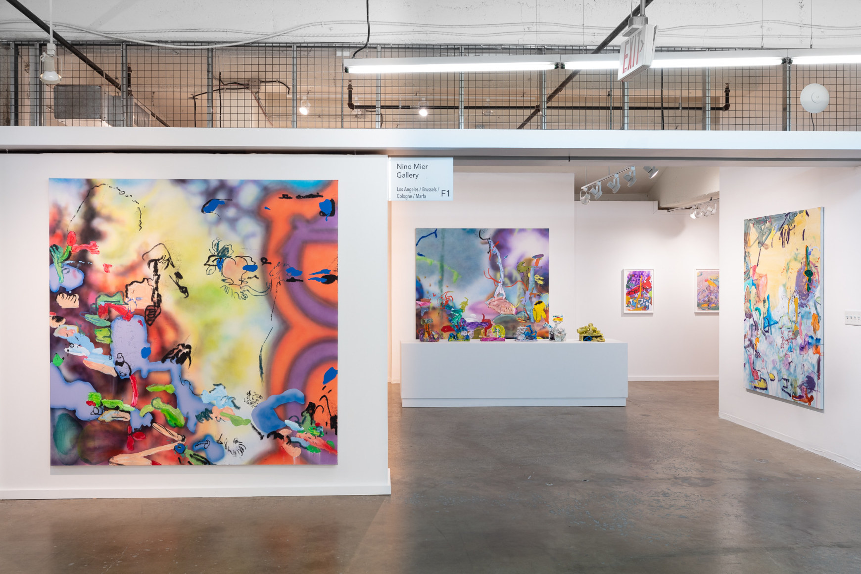 Installation View of Antwan Horfee, Dallas Art Fair, Nino Mier Gallery