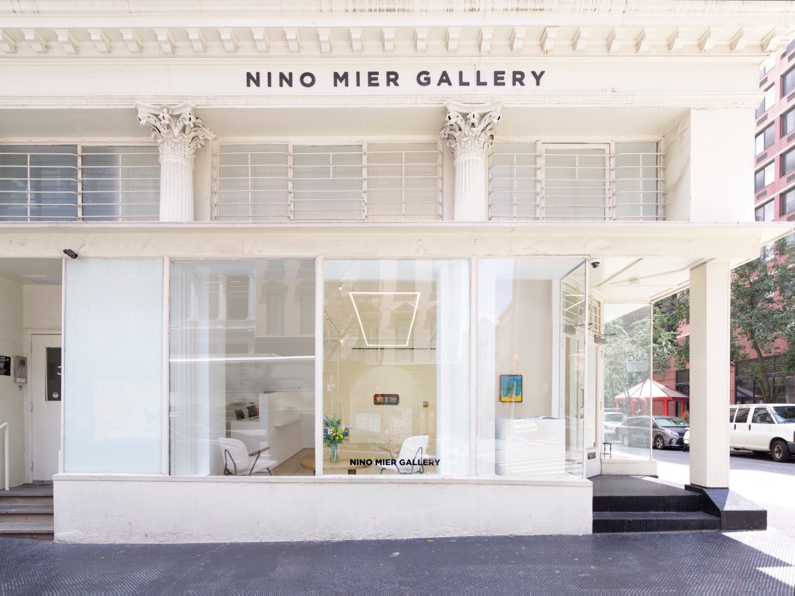 Installation view of Karel Dicker, tamed flowers, Nino Mier Gallery, Tribeca, June 27 – August 8, 2025