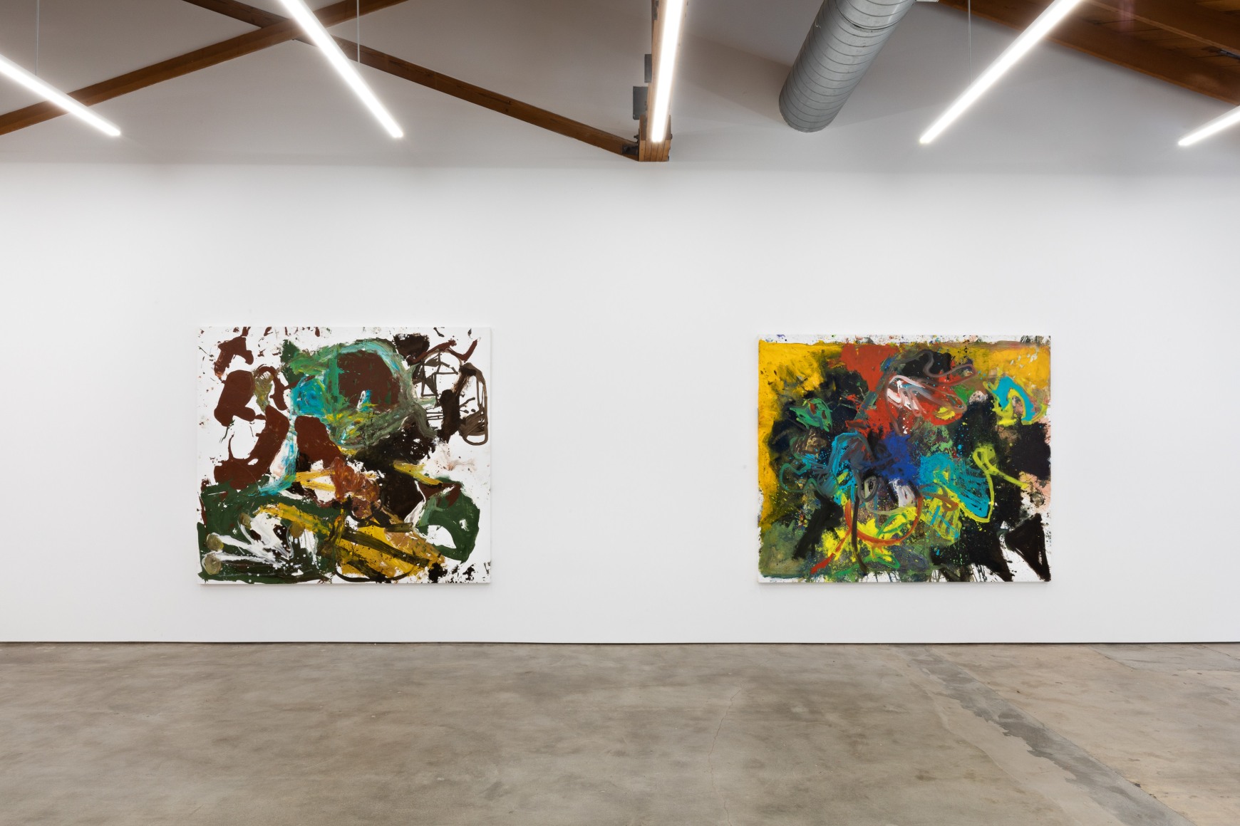 Installation View of "Paintings"