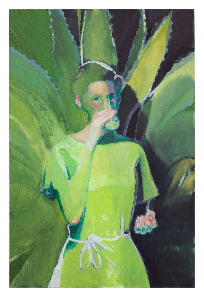 Jonathan Wateridge, Thorns II, 2018 Oil on linen 59 1/8 x 39 3/8 in 150 x 100 cm