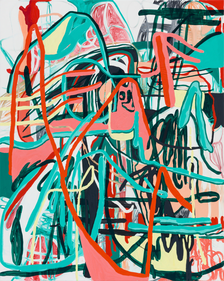 Jana Schröder TENS M1, 2021 Acrylic and oil on canvas 78 3/4 x 63 in 200 x 160 cm (JSR21.045)