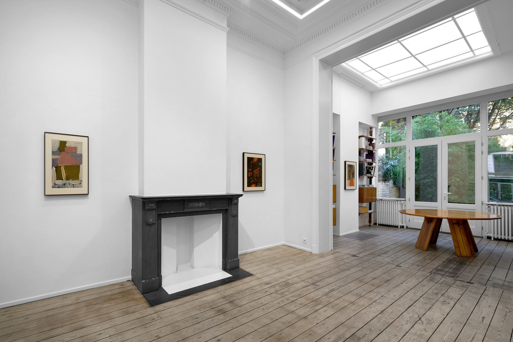Installation view of Albert Irvin, Albert Irvin: Early Works from the '60s, Nino Mier Gallery, Brussels, October 24 – December 20, 2025