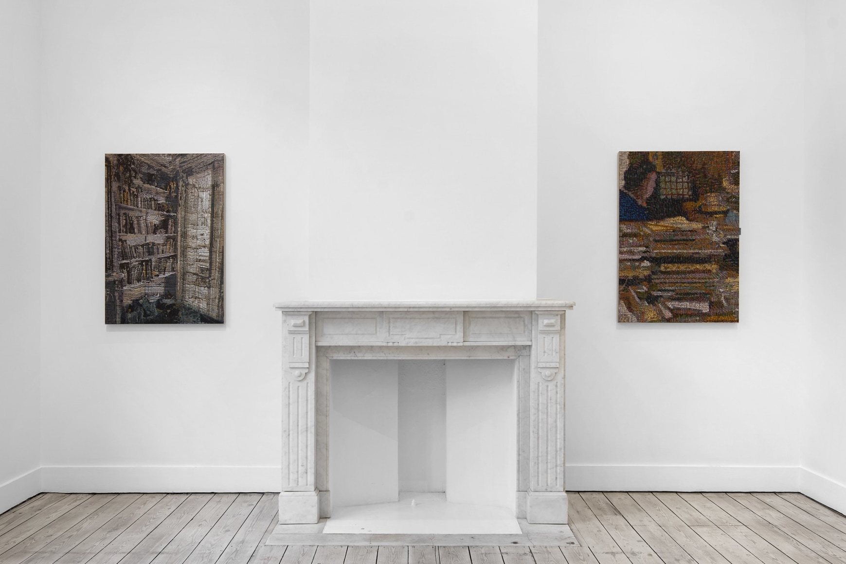Installation view of Gregory Hodge, Echo, Nino Mier Gallery, Brussels, September 12 – October 25, 2025