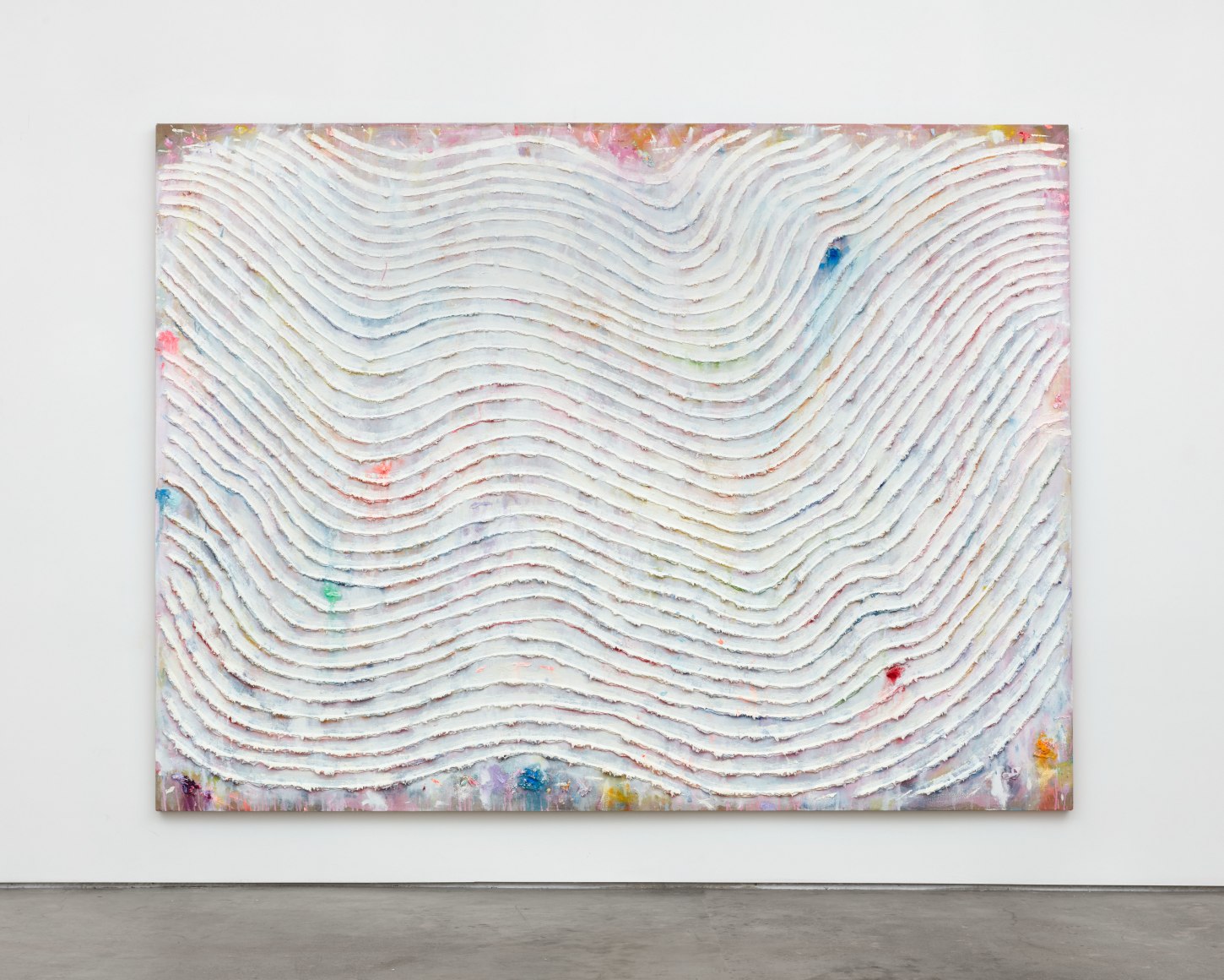 Andrew Dadson Drifting Wave, 2021 Oil and acrylic on linen 78 x 104 x 2 3/4 in 198.1 x 264.2 x 7 cm (ADA21.005)