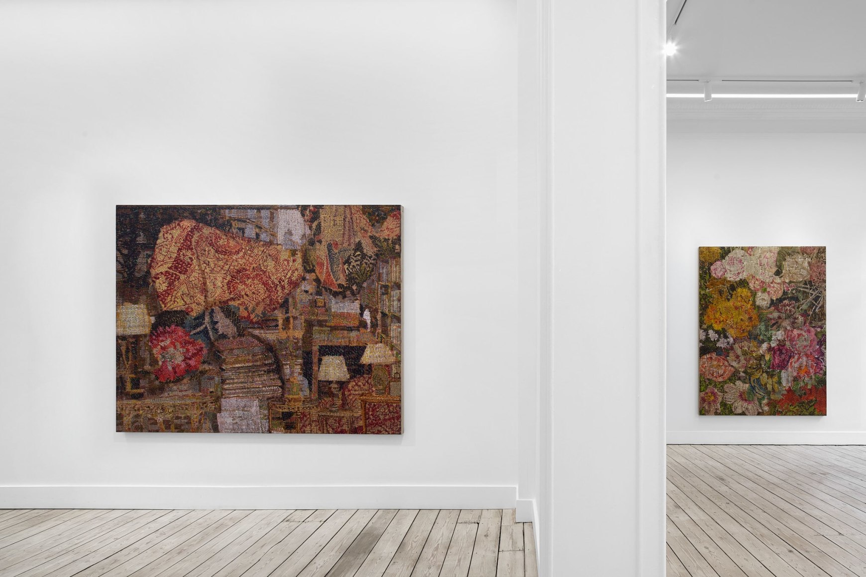 Installation view of Gregory Hodge, Echo, Nino Mier Gallery, Brussels, September 12 – October 25, 2025