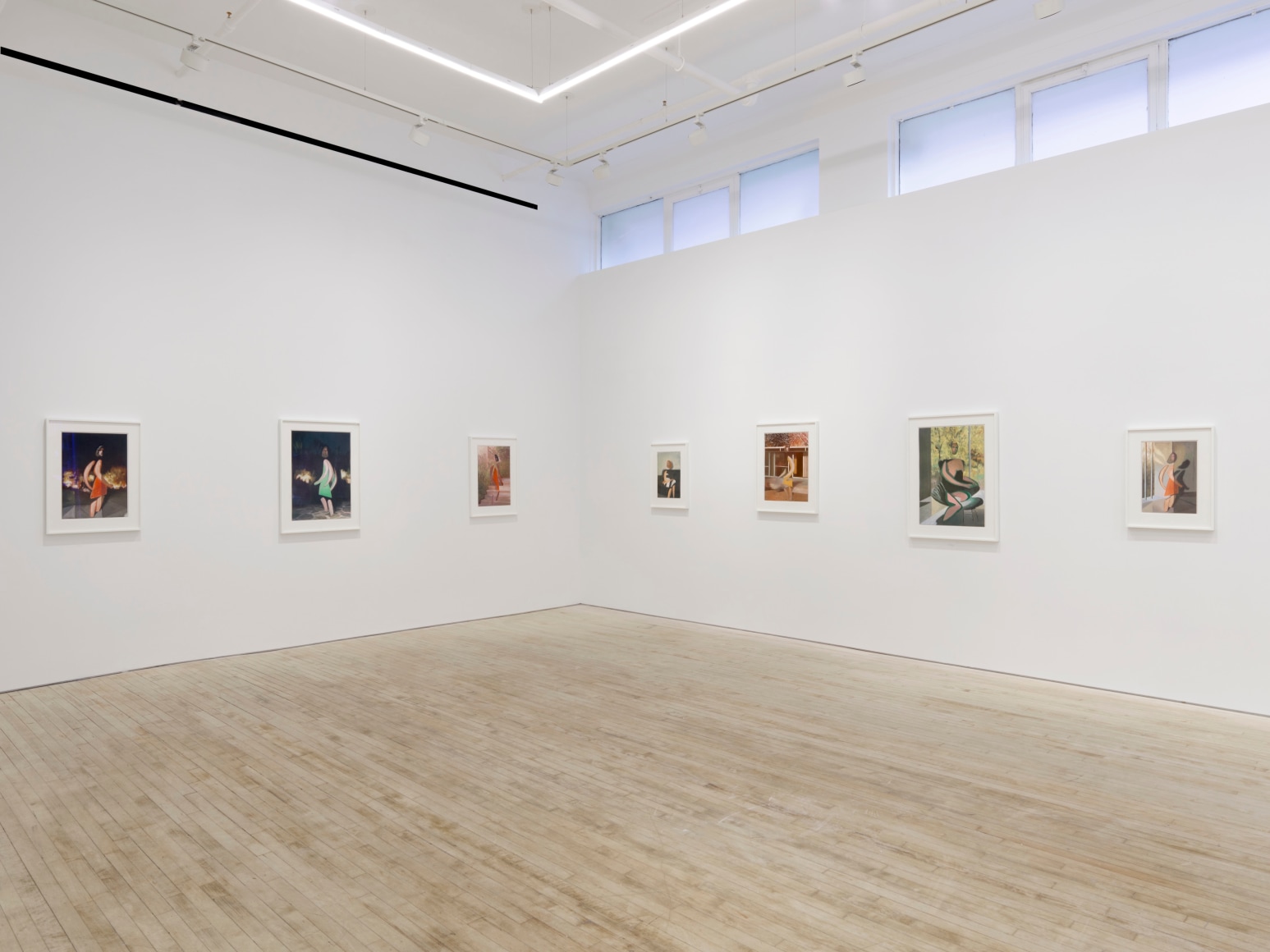 Installation view of Jonathan Wateridge, Works on Paper, Nino Mier Gallery, Tribeca, September 5 – October 18, 2025