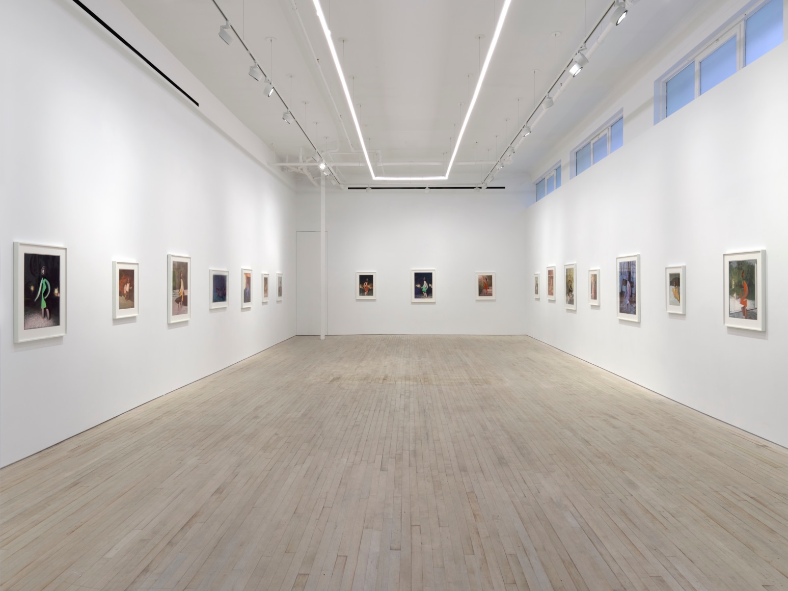 Installation view of Jonathan Wateridge, Works on Paper, Nino Mier Gallery, Tribeca, September 5 – October 18, 2025