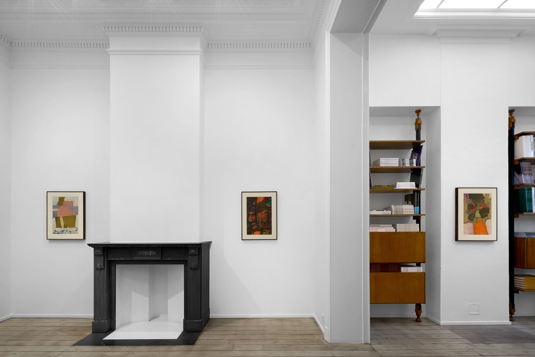 Installation view of Albert Irvin, Albert Irvin: Early Works from the '60s, Nino Mier Gallery, Brussels, October 24 – December 20, 2025