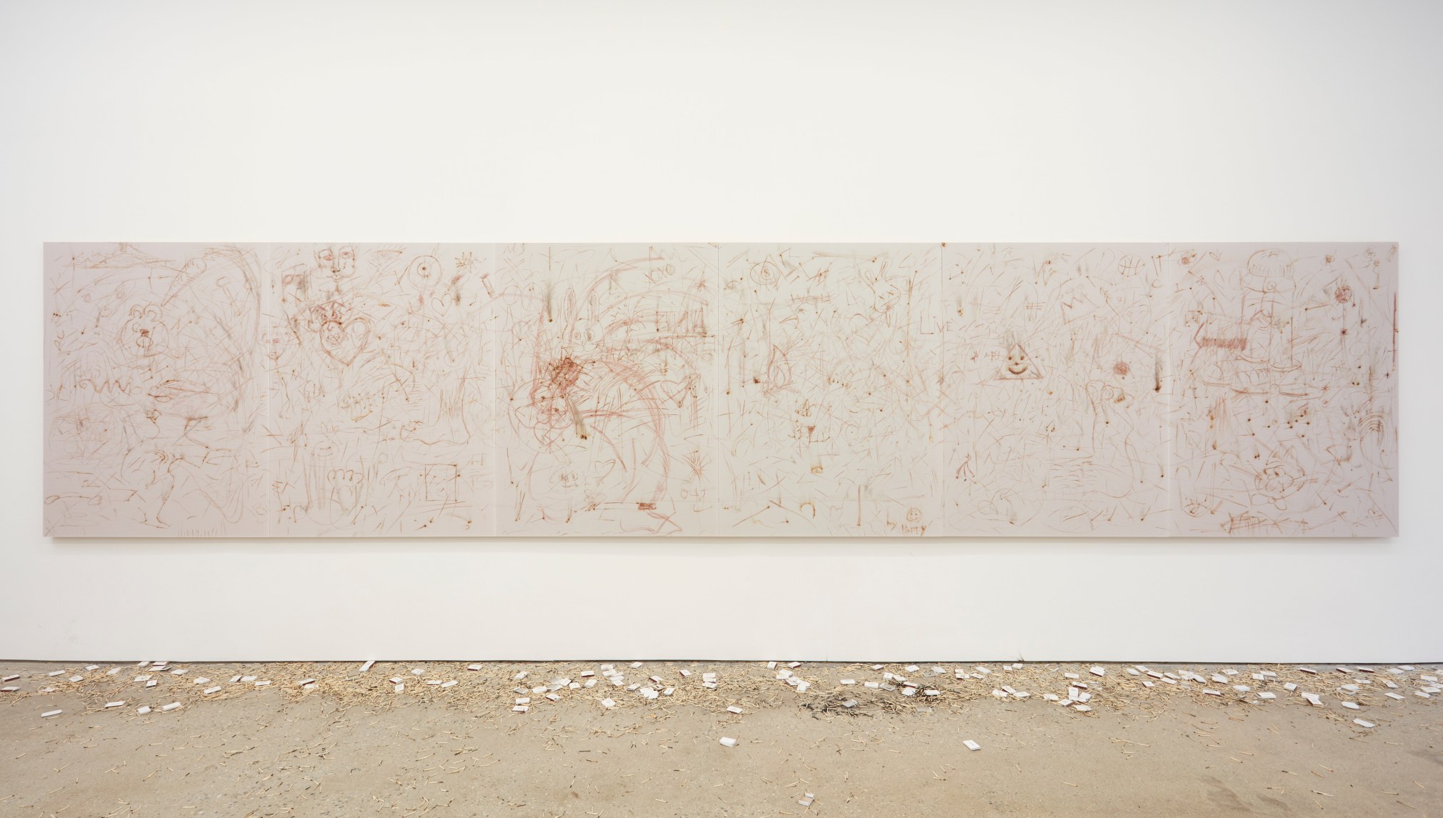 Installation view of Thomas Wachholz: Strike Gently (January 16-February 27, 2016) at Nino Mier Gallery, Los Angeles