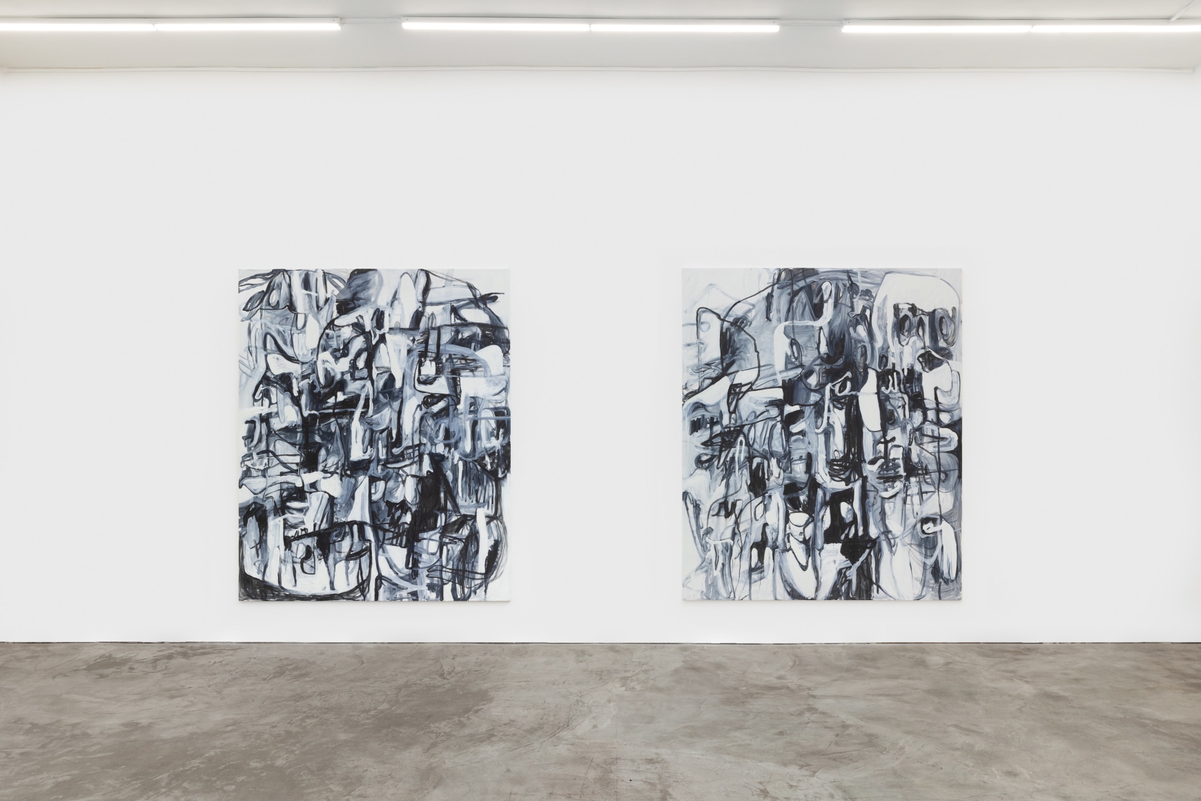 Installation shot of Jana Schroder: Neurosox (September 5&ndash;12, 2020). Nino Mier Gallery, Los Angeles, CA