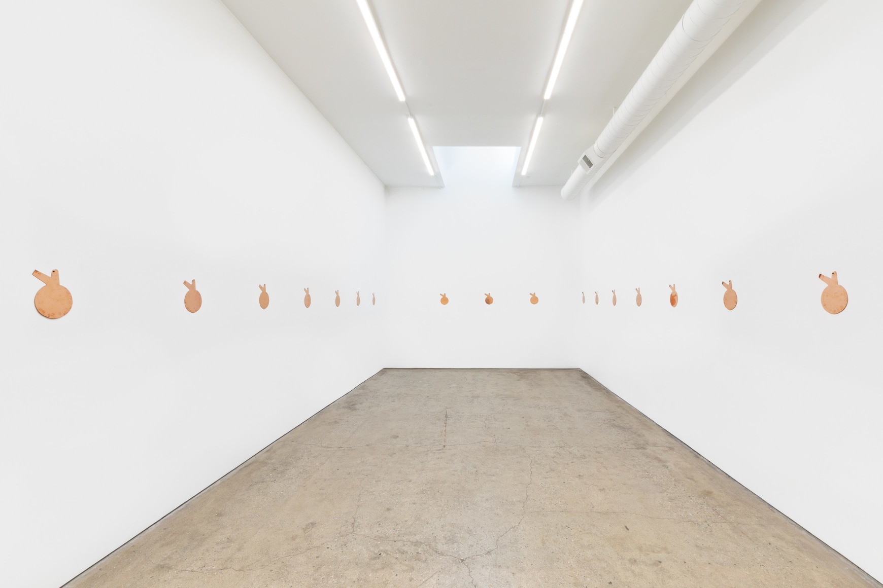Installation view of Imi Knoebel, 1000 Hasen, Nino Mier Gallery, Los Angeles