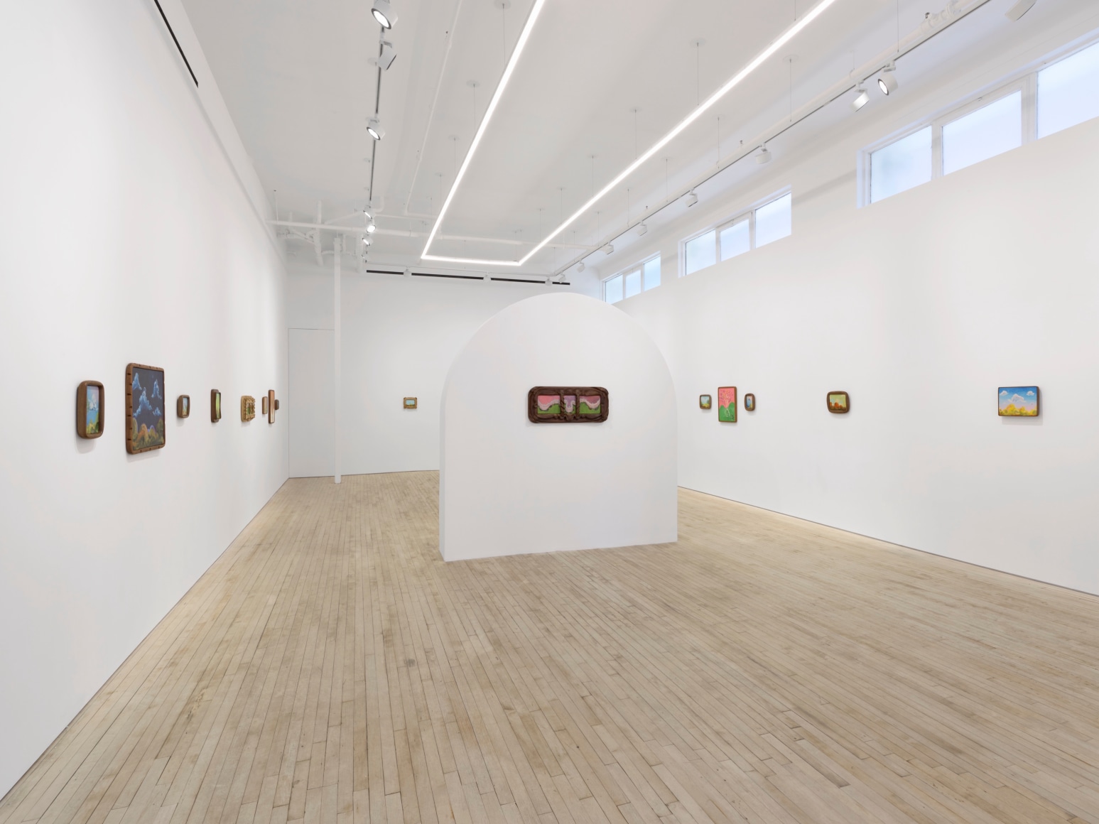 Installation view of Karel Dicker, tamed flowers, Nino Mier Gallery, Tribeca, June 27 – August 8, 2025