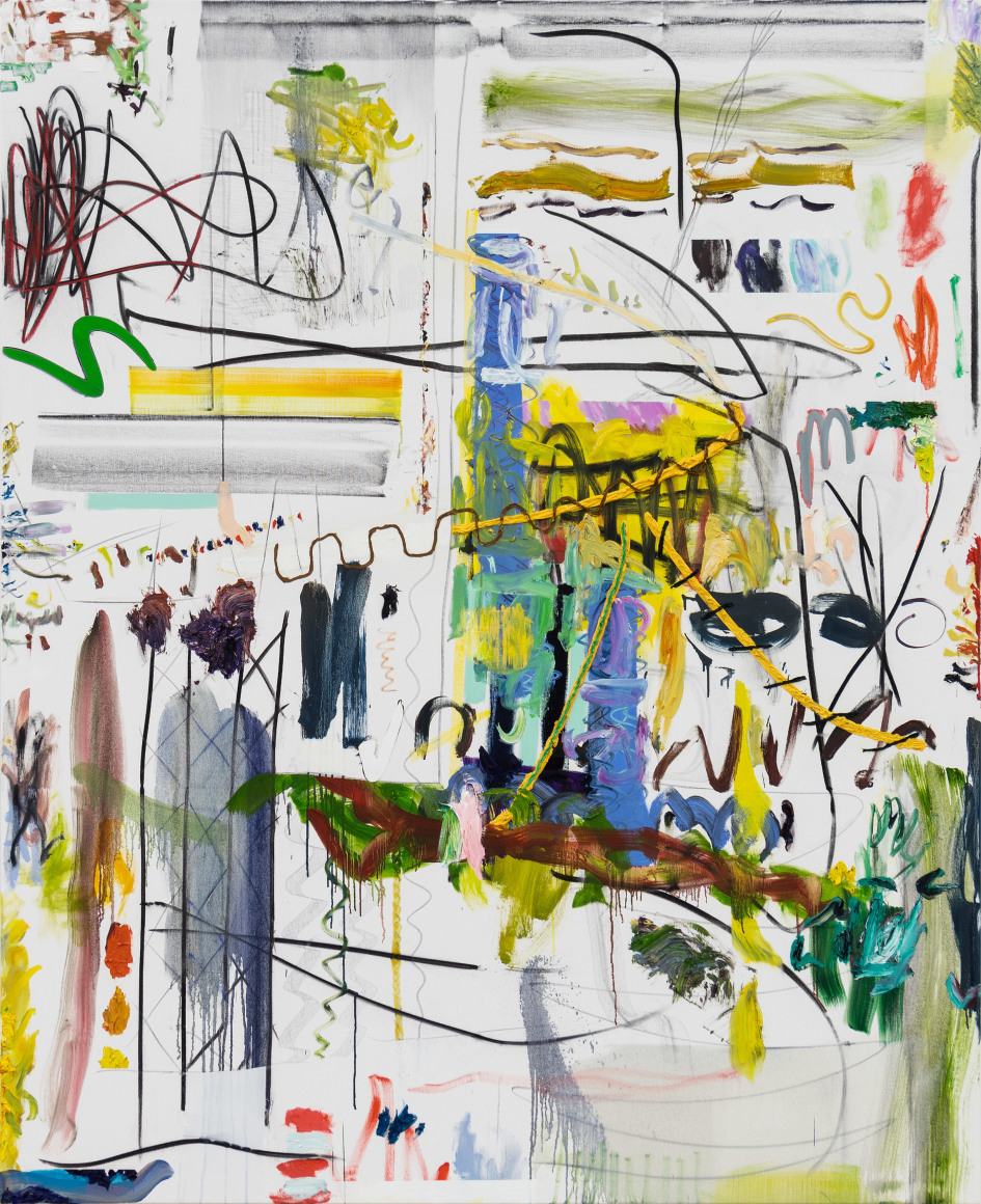 Andreas Breunig, Hi_LoRes_30, 2018, Oil, Graphite and Charcoal on Canvas, 82 5/8 x 66 7/8 in (210 x 170 cm), ABR19.003