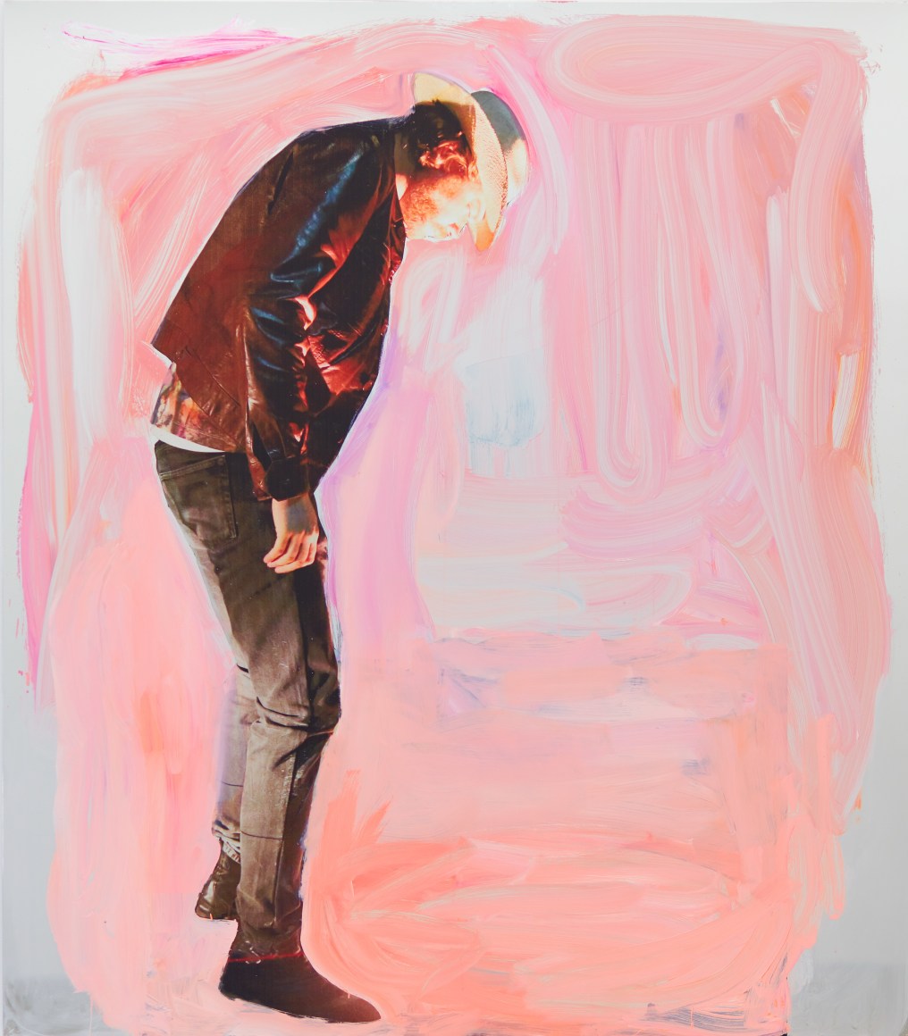Peter Bonde, More Fucked-Up Film Production, 2016. Oil on mirror foil, 63 x 55.12 x 1.6 inches, 160 x 140 x 4 cm (PB16.007)