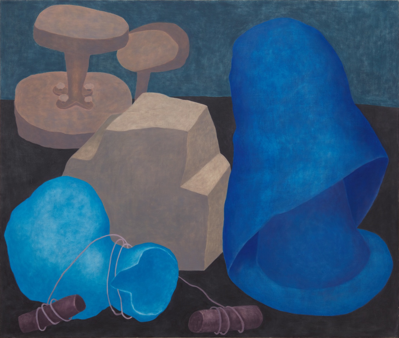 Ginny Casey Strangled Vase, 2017 Oil on linen 65 x 55 in 165.1 x 139.7 cm (GC17.017)