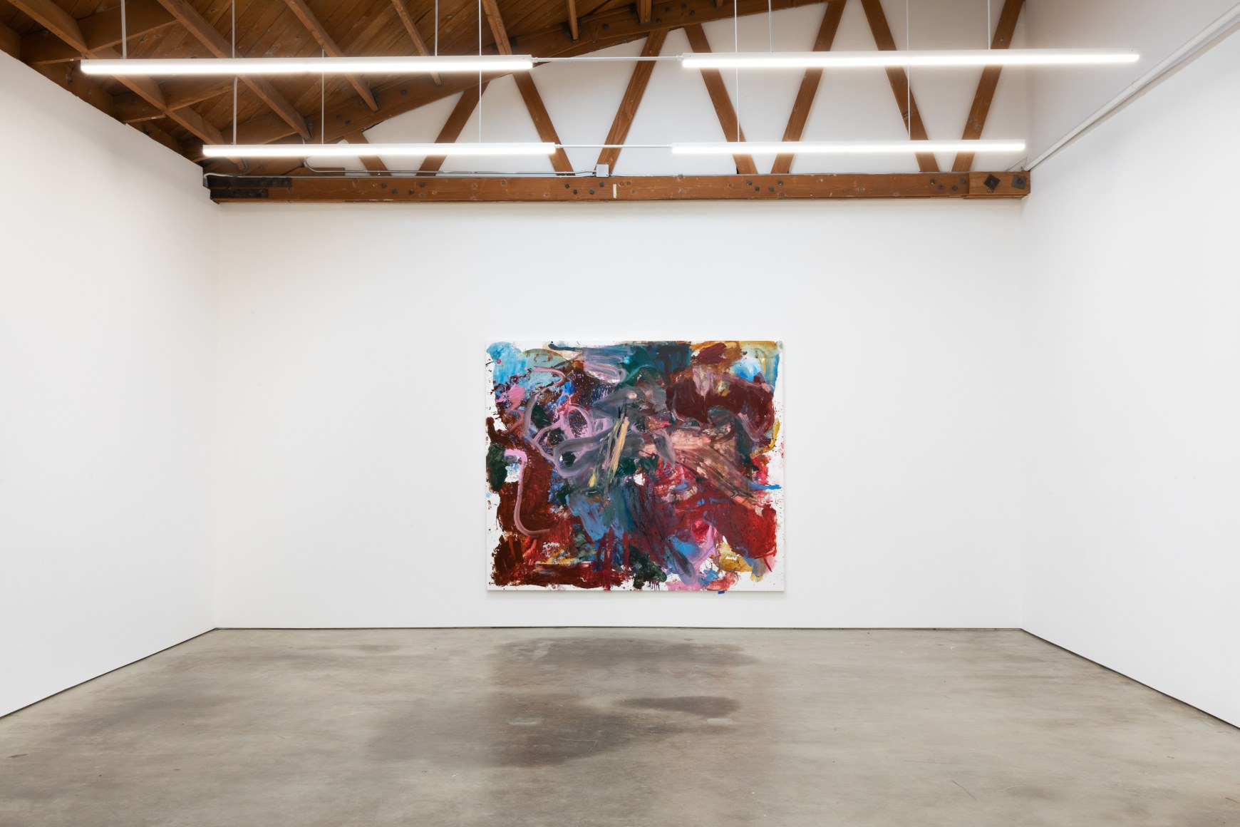 Installation View of "Bigger Anke Weyer Painting"